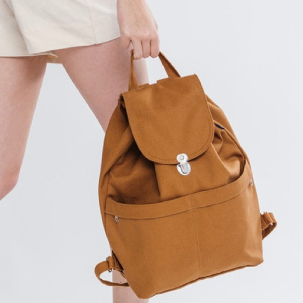 Baggu canvas chestnut knapsack